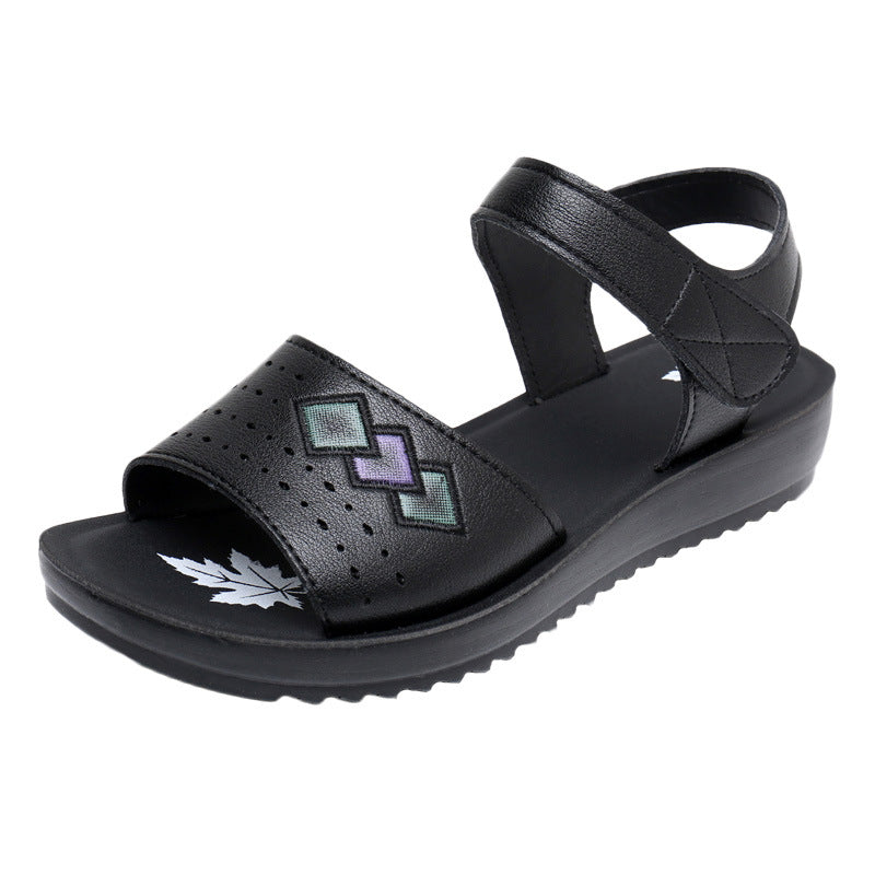 Comelyy women's comfortable flat non-slip soft sole shoes